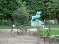  Paris  - Le Jardin du Luxembourg Statue lion en bronze145